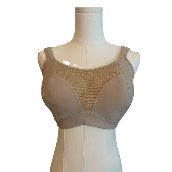 Panache Boundless Bra Size 30G Convertible Racerback Non-Wire Sports 7341 Nude - Picture 1 of 7